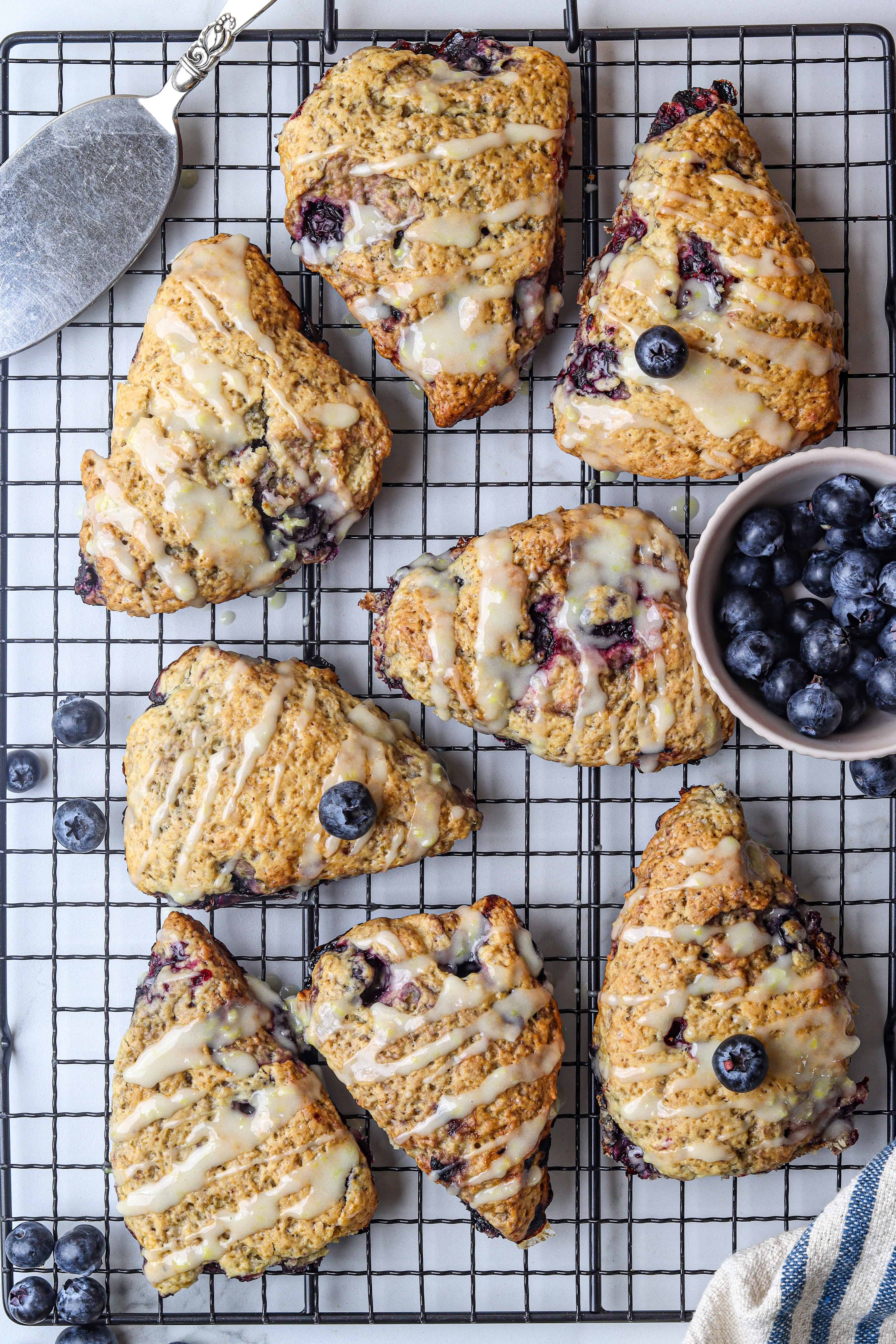 Vegan Blueberry Scones - About a Mom