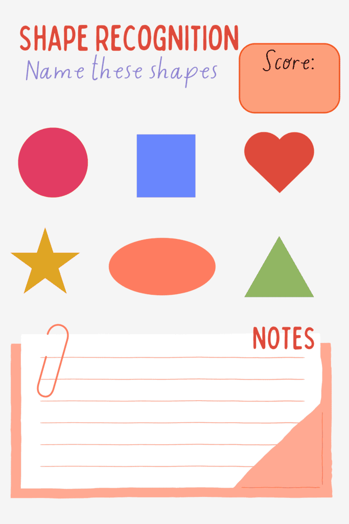 Kindergarten Readiness Assessment Printables - About a Mom